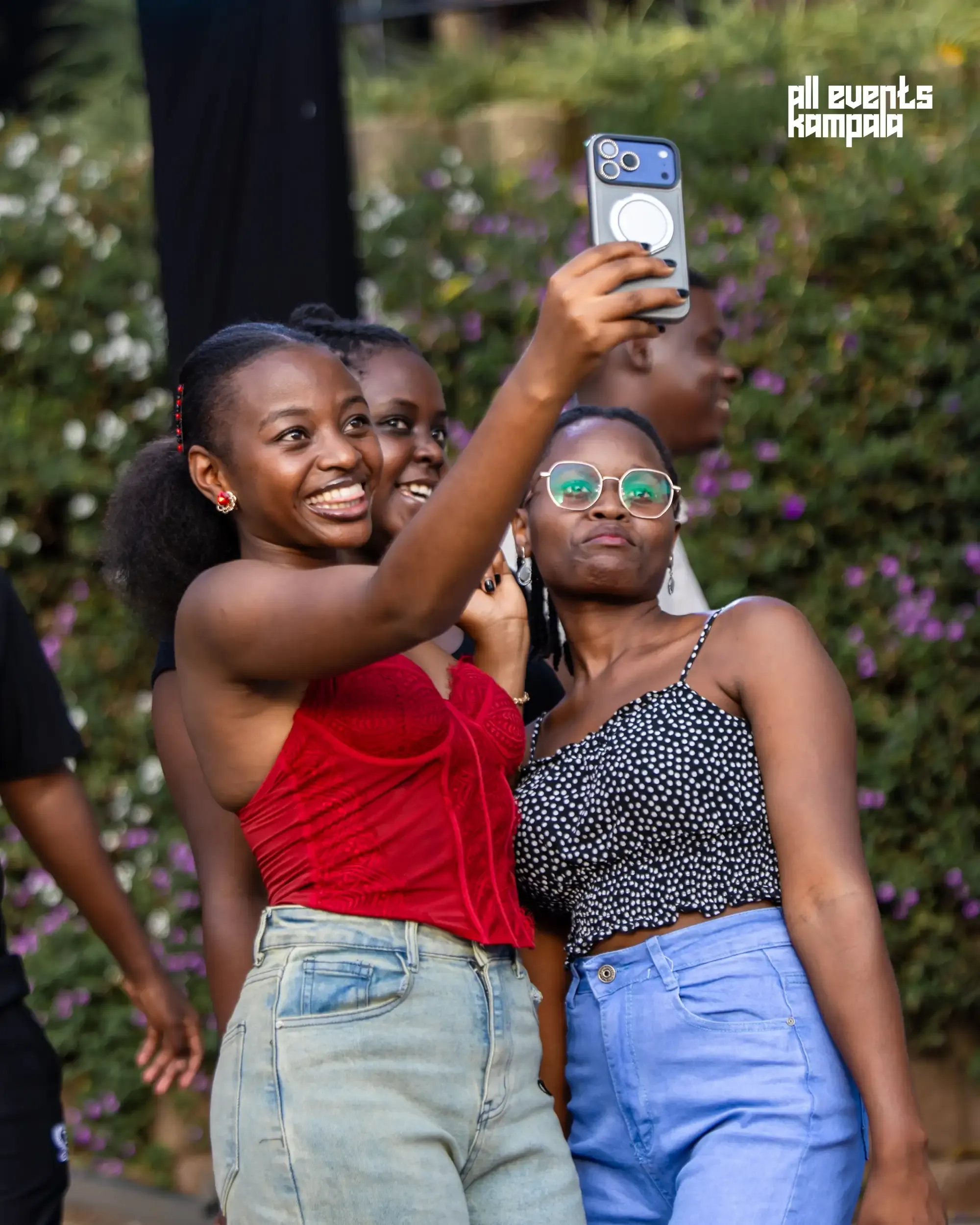 Revellers having fun at the Garden Pop Out 